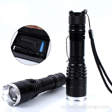 Handheld Taschenlampe LED Camping Torch Verstellbarer Fokus